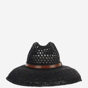 Cappello ibeliv rafia con cinturino in pelle