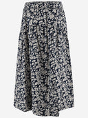 Polo Ralph Lauren Cotton Skirt With Floral Pattern