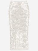 N°21 Sequined Cotton Skirt