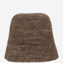 Ibeliv Raffia Hat With Floral Pattern