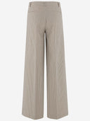 QL2 DONNA Cotton Blend Palazzo Pants