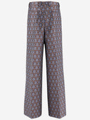 Etro Jacquard Pants With Pleats
