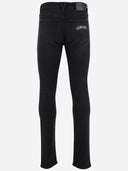 Versace Stretch Cotton Denim Jeans With Logo