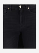 Versace Stretch Cotton Denim Jeans With Logo