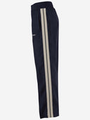 Palm Angels Cotton Track Pants With Logo