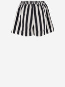 Patou Cotton Shorts With Striped Pattern