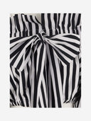 Patou Striped Cotton Crop Top