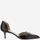 Francesco Russo Leather D'orsay Pumps