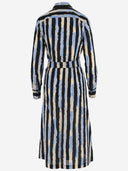 Pinko Striped Cotton Chemisier