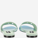 Dolce & Gabbana Degrade Leather Slide With Logo