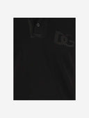 Dolce & Gabbana Stretch Jersey Polo Shirt With Logo