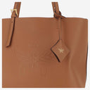 Mcm Medium Caramel Himmel Grained Leather Bag