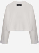 Versace 1978 Re Edition Crop Sweatshirt With Logo