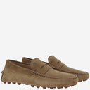 Tod 's Mocassini in pelle scamosciata a bolle gommino