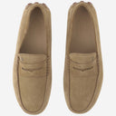Tod 's Mocassini in pelle scamosciata a bolle gommino