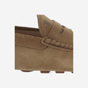 Tod 's Mocassini in pelle scamosciata a bolle gommino