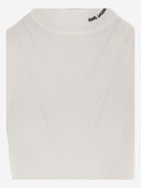 Karl Lagerfeld Stretch Viscose -pullover met logo