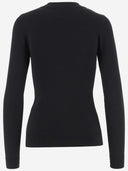 Karl Lagerfeld Stretch Viscose Pullover With Logo