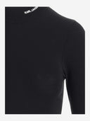 Karl Lagerfeld Stretch Viscose Pullover With Logo