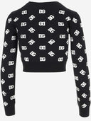 Dolce & Gabbana Stretch Viscose Pullover With Logo
