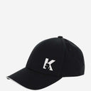 Karl Lagerfeld Cotton Blend Baseball Cap With Logo