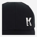 Karl Lagerfeld Cotton Blend Baseball Cap With Logo