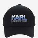 Karl Lagerfeld Cotton Blend Baseball Cap med logo