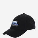 Karl Lagerfeld Cotton Blend Baseball Cap med logo