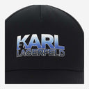 Karl Lagerfeld Cotton Blend Baseball Cap med logo