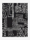 Karl Lagerfeld Cotton Sweatshirt With All Over Logo
