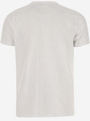 Karl Lagerfeld Cotton T Shirt With All Over Logo
