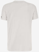 Karl Lagerfeld Stretch Cotton T Shirt With Logo