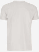 Karl Lagerfeld Stretch Cotton T Shirt With Logo