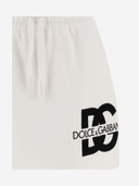 Dolce & Gabbana Cotton Blend Skirt With Logo