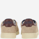 Autry Medalist Low Sneakers In Suede Hair Sand Effect
