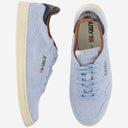 Autry -Medaillengewinner niedriger Turnschuhe im Wildleder Haarsandeffekt