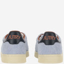 Autry -Medaillengewinner niedriger Turnschuhe im Wildleder Haarsandeffekt