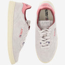 Autry Medalist Low Sneakers In Suede Hair Sand Effect