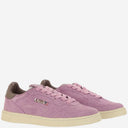 Autry Medalist Low Sneakers In Suede Hair Sand Effect