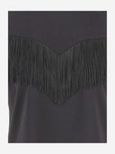 Pinko Fringed Cotton Top