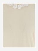 Jil Sander Sequined Cotton Knit Top