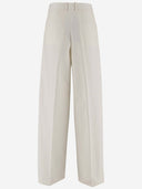 Jil Sander Straight Leg Cotton Pants