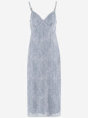 Michael Kors Nylon Midi Abito con stampa floreale