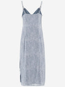 Michael Kors Nylon Midi Abito con stampa floreale