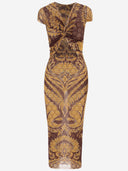 Etro Etro Graphic Print Midi Dress