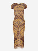 Etro Etro Graphic Print Midi Dress