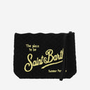 Mc2 Saint Barth Fabric Clutch Bag With Logo