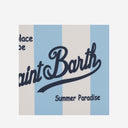 Mc2 Saint Barth Scuba Clutch Bag With Striped Pattern