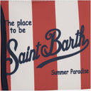 Mc2 Saint Barth Scuba Clutch Bag With Striped Pattern