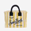 MC2 Saint Barth Colette Tote Bag med stripete mønster og logo